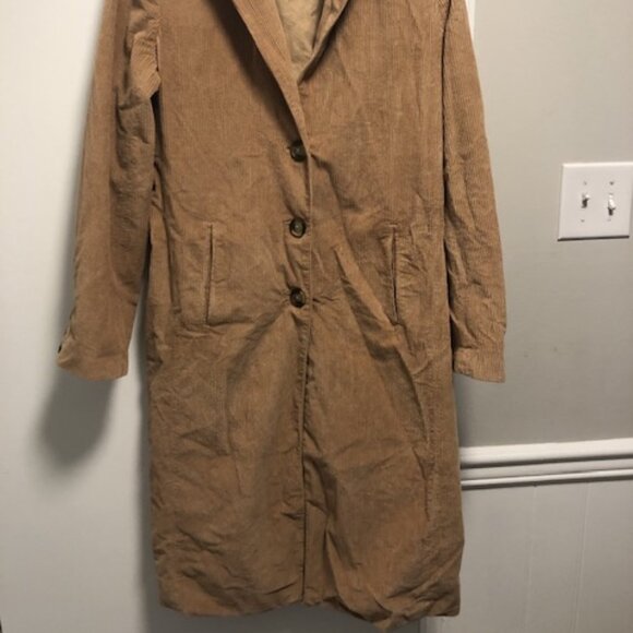 American Eagle Long Corduroy Coat - Picture 4 of 4